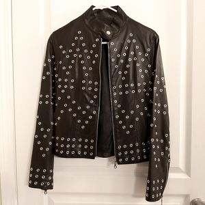 EUC Ladies genuine leather jacket